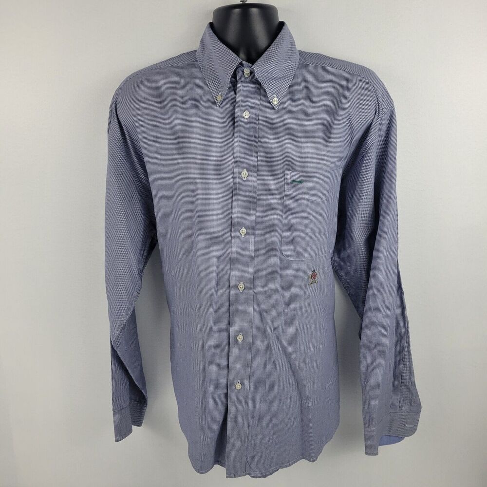 Tommy Hilfiger Blue Button-Down Dress Shirt
